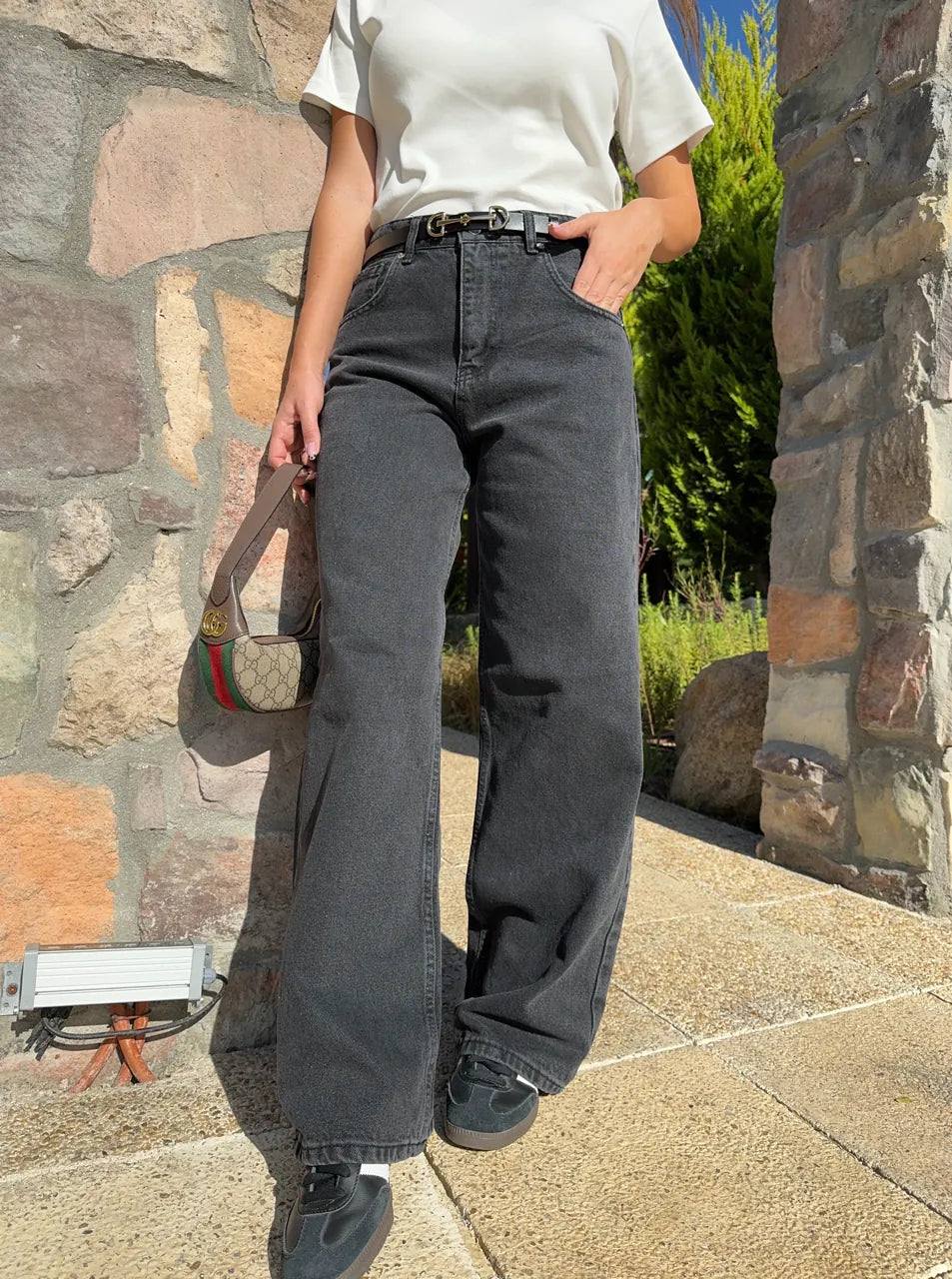 Black denim
