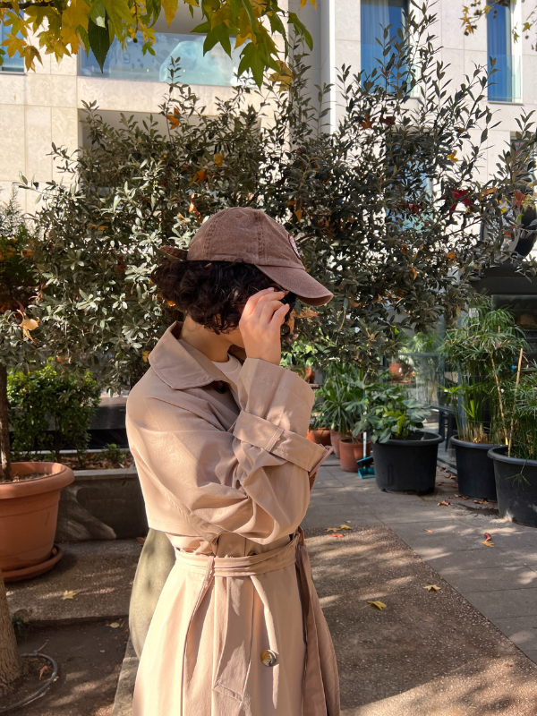 Trench Coat In Camel