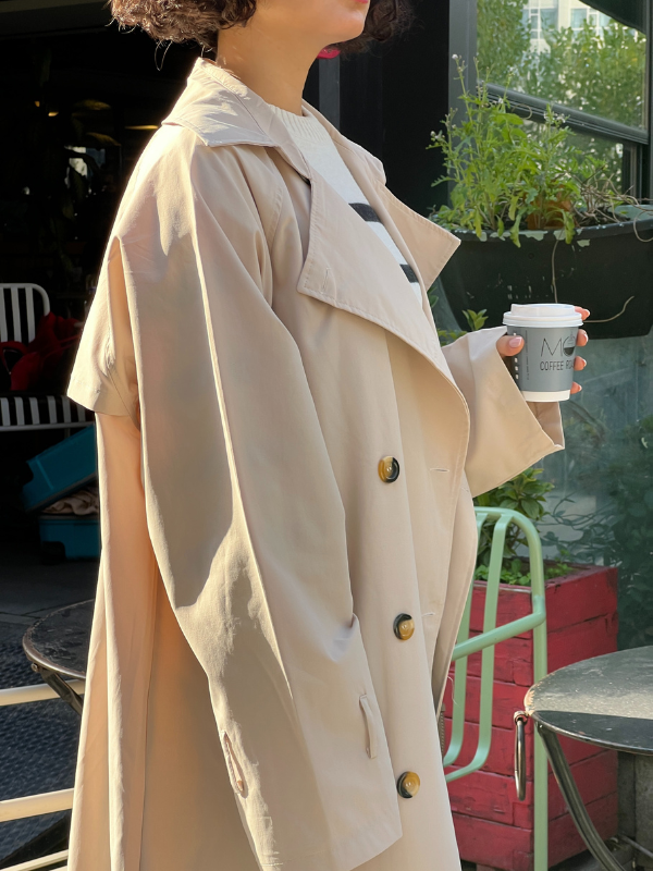 Trench Coat In Beige