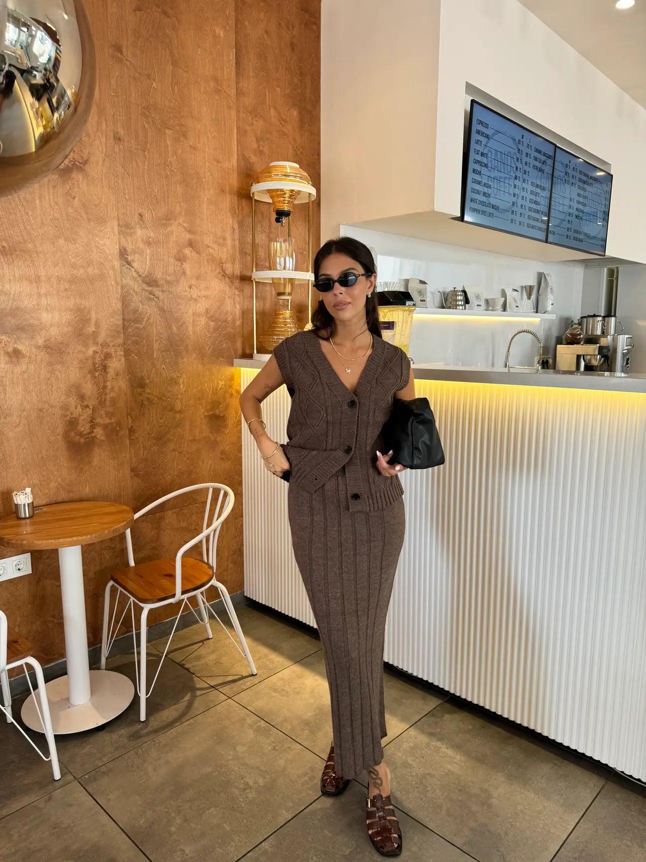 Vest skirt set