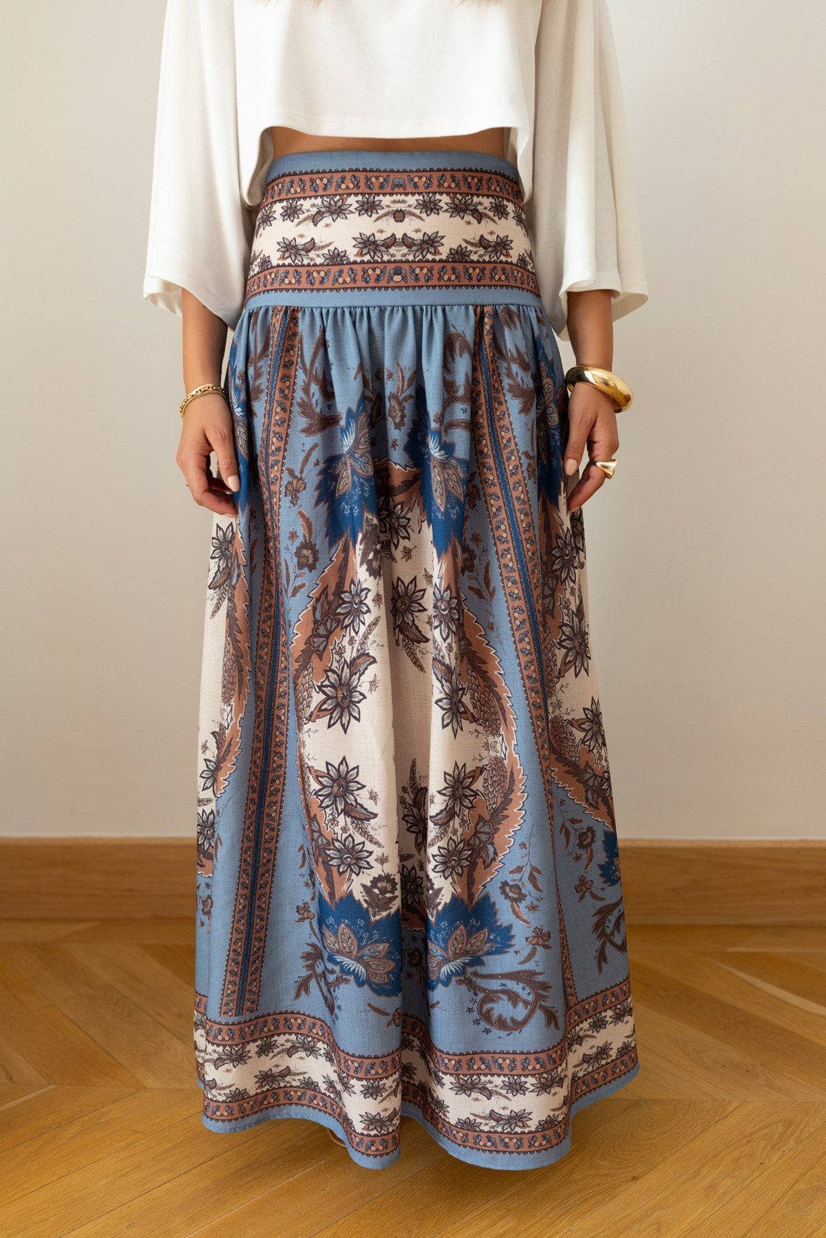 Sienna Voyage Skirt – Blue