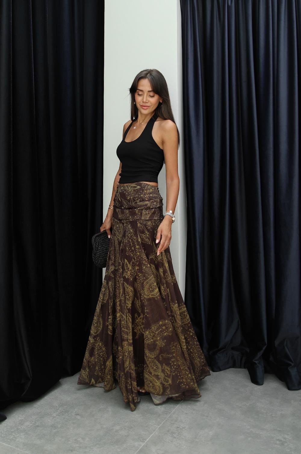 Bohemian Muse Chiffon Skirt