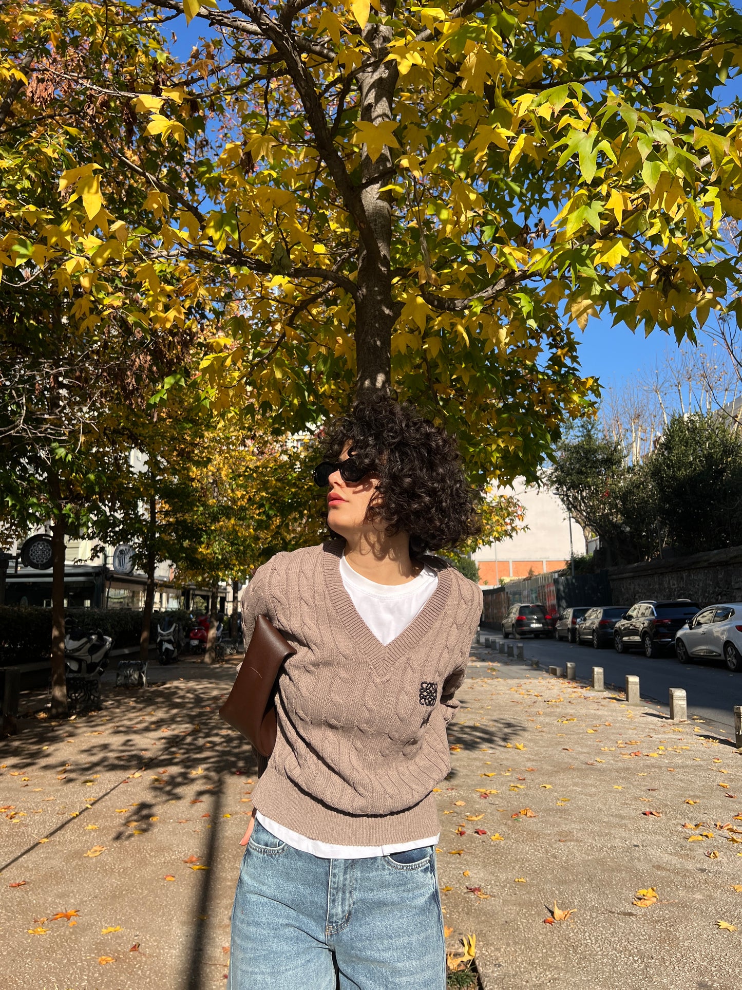 Loewe sweater in caffee