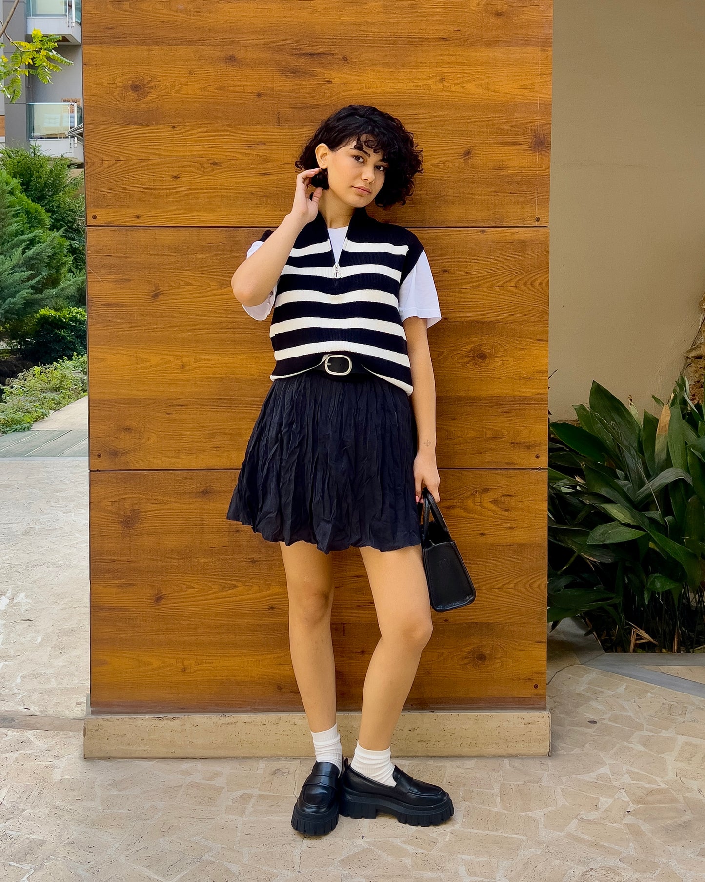 Striped vest