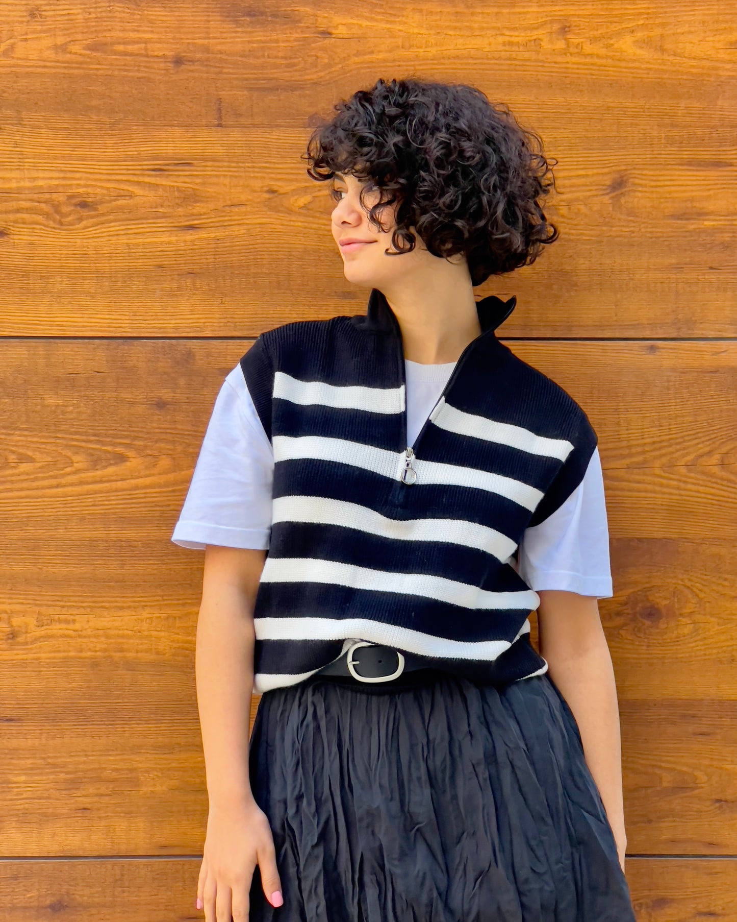 Striped vest