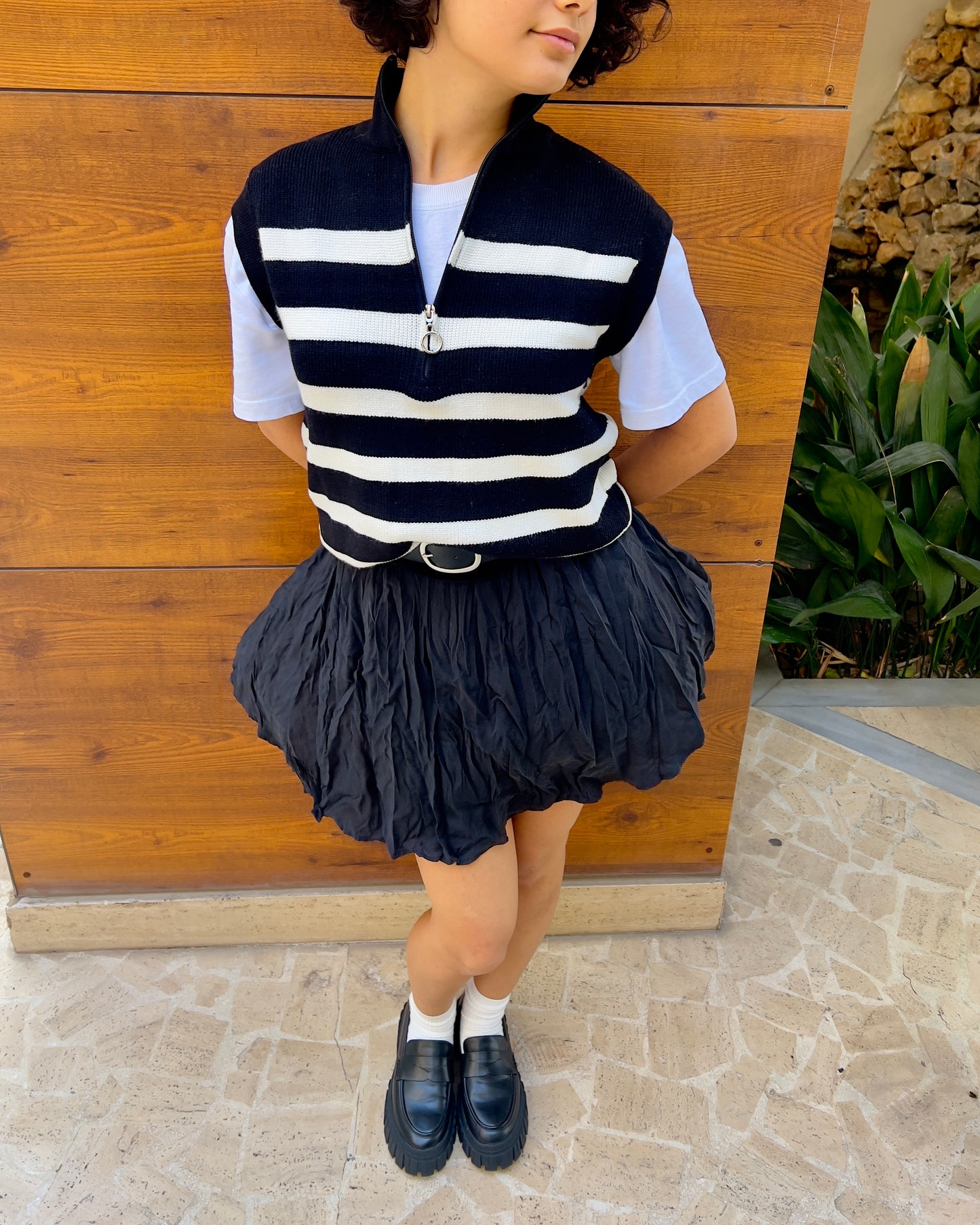 Striped vest