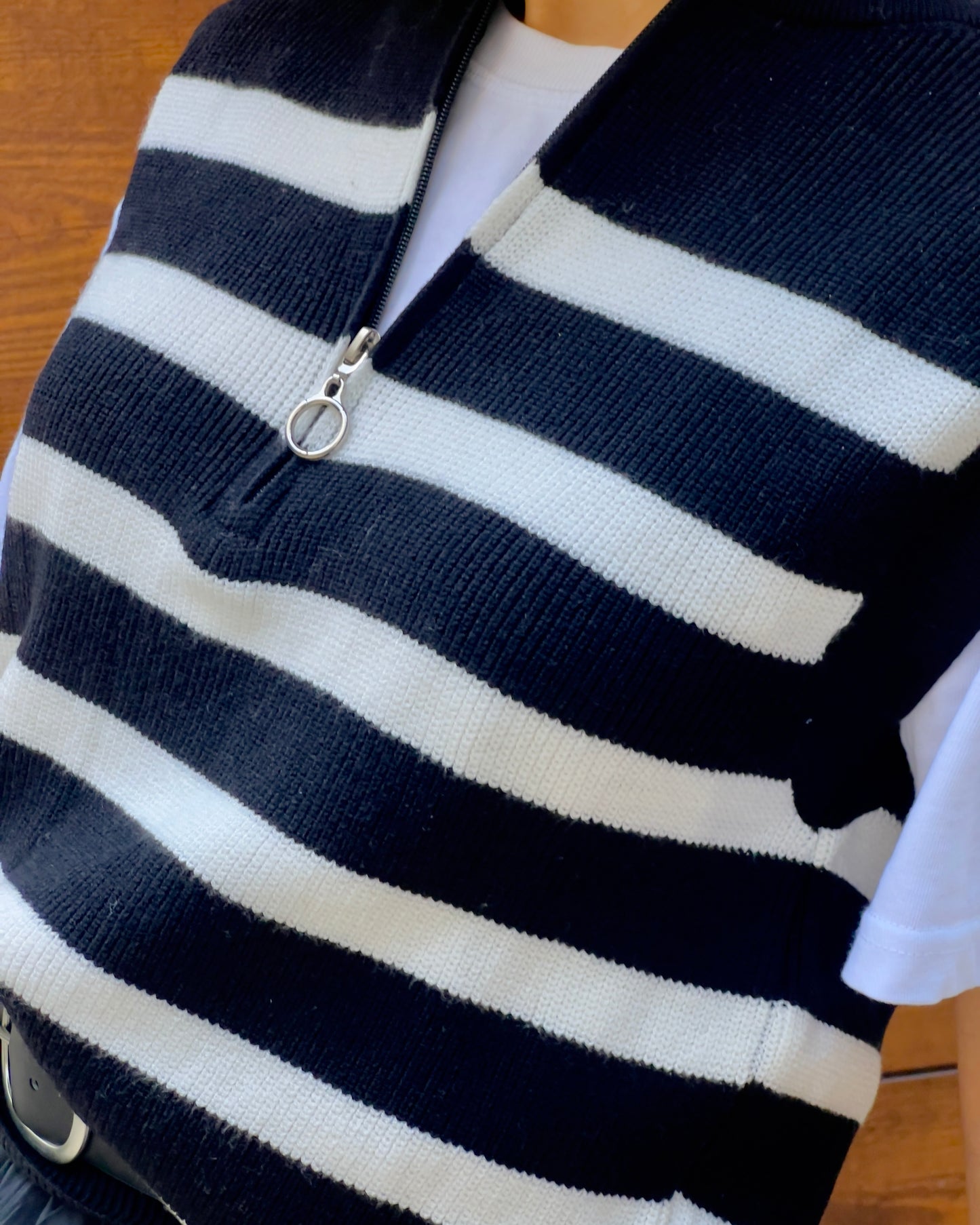 Striped vest