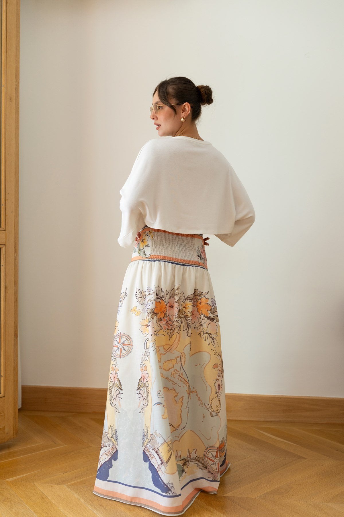 Sienna Voyage Skirt – Ivory