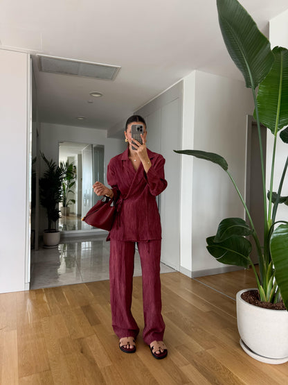 Burgundy Chic Set
