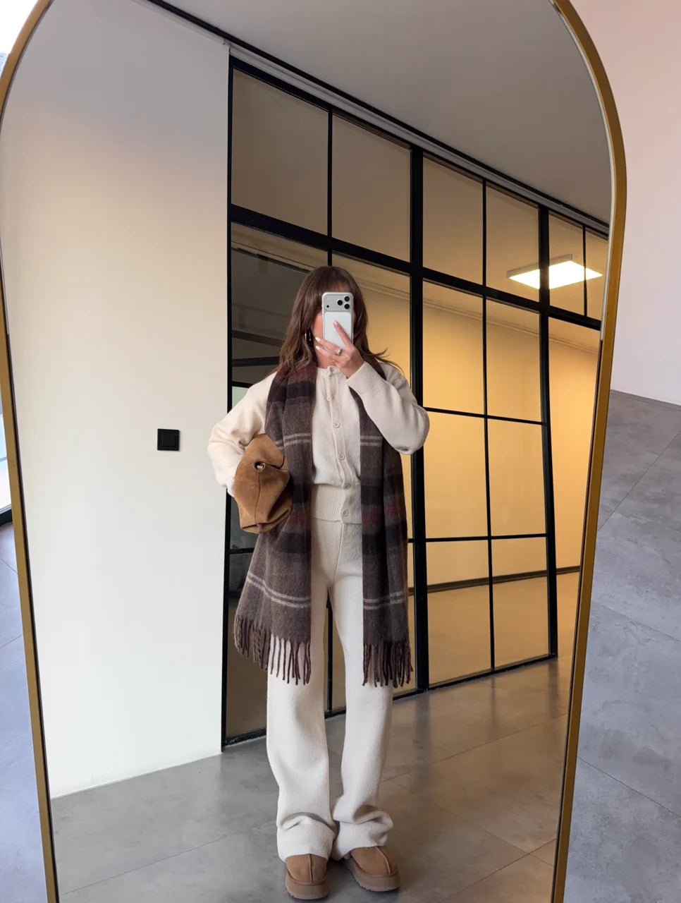 Cocoon Knit Set in Creamy