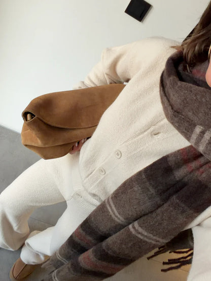 Cocoon Knit Set in Creamy