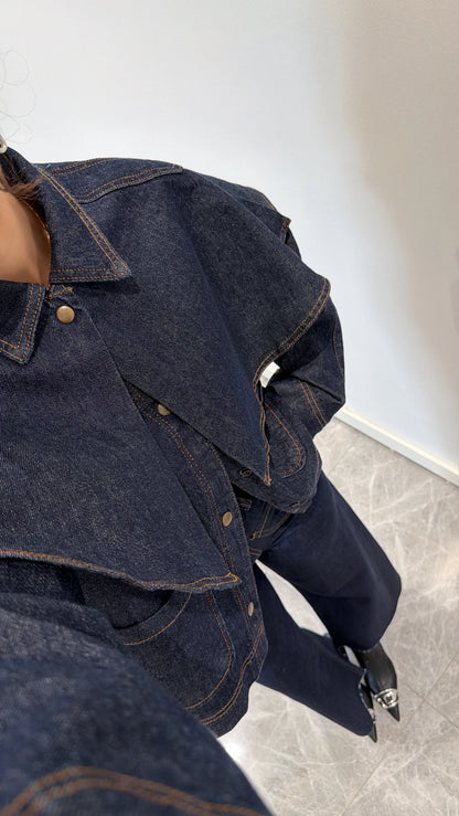 Dual Layer Denim Jacket