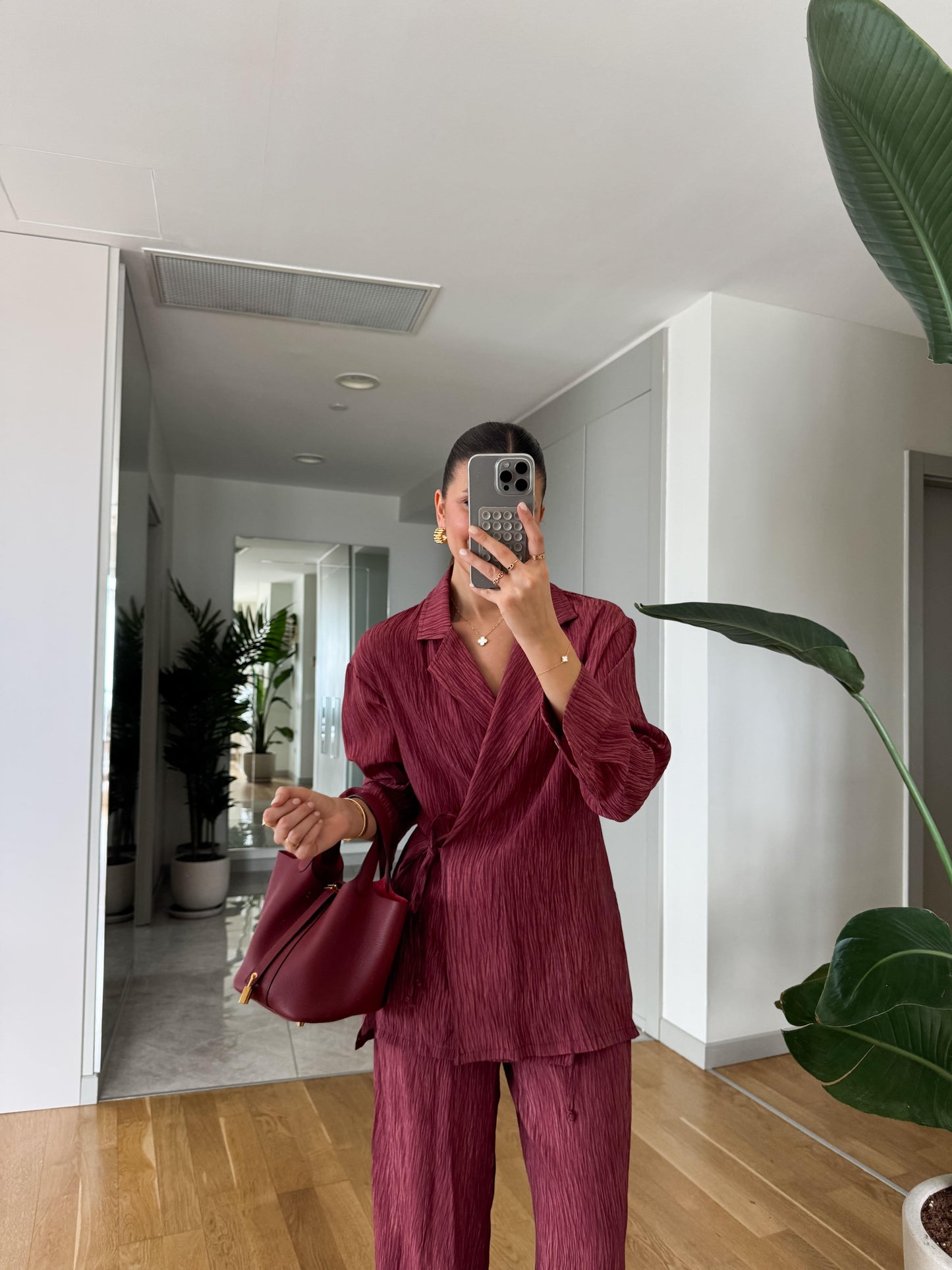 Burgundy Chic Set
