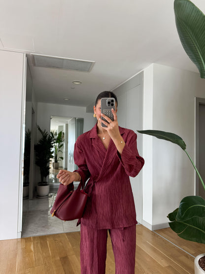 Burgundy Chic Set