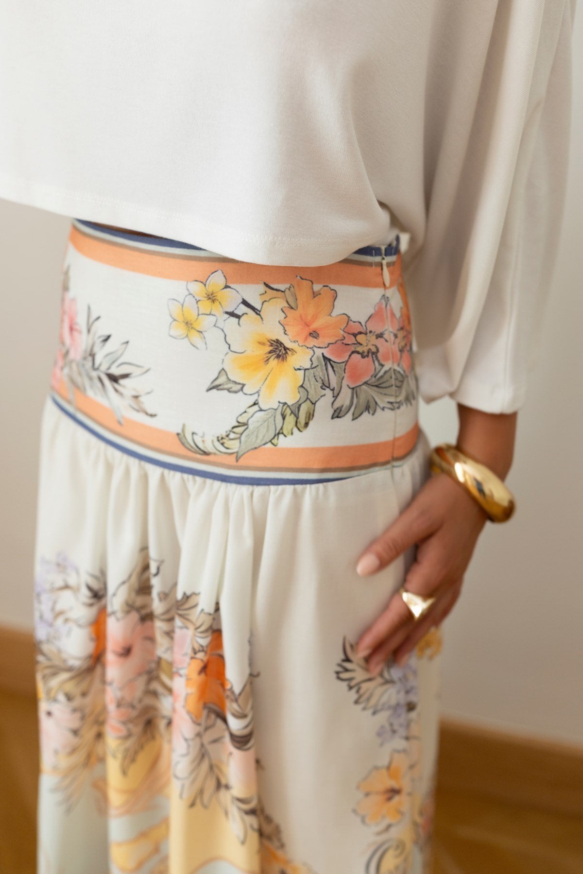 Sienna Voyage Skirt – Ivory