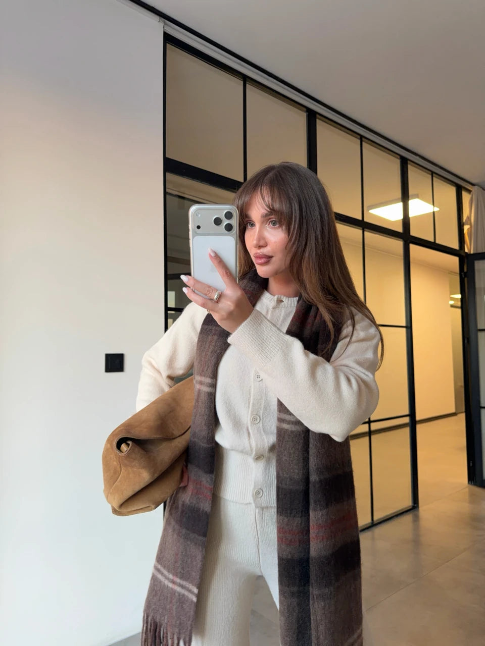 Cocoon Knit Set in Creamy