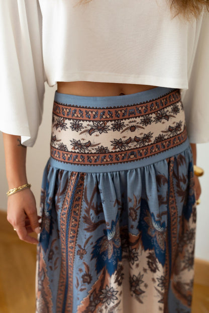 Sienna Voyage Skirt – Blue
