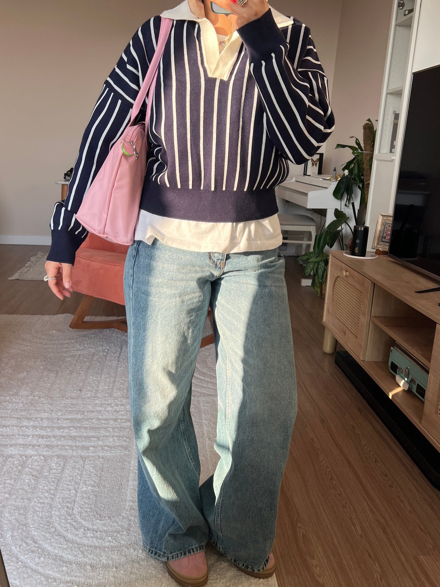 Polo Striped Knit Sweater