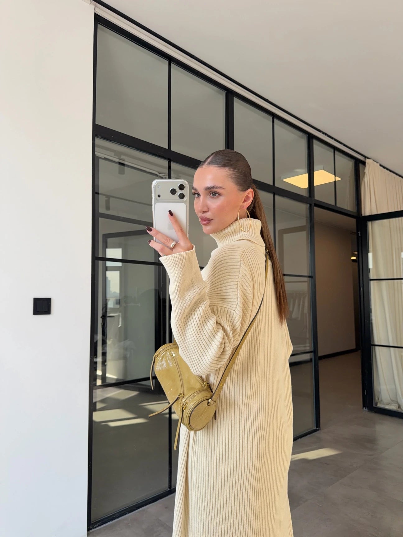 Cream Lounge Knit Set