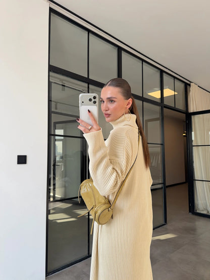 Cream Lounge Knit Set