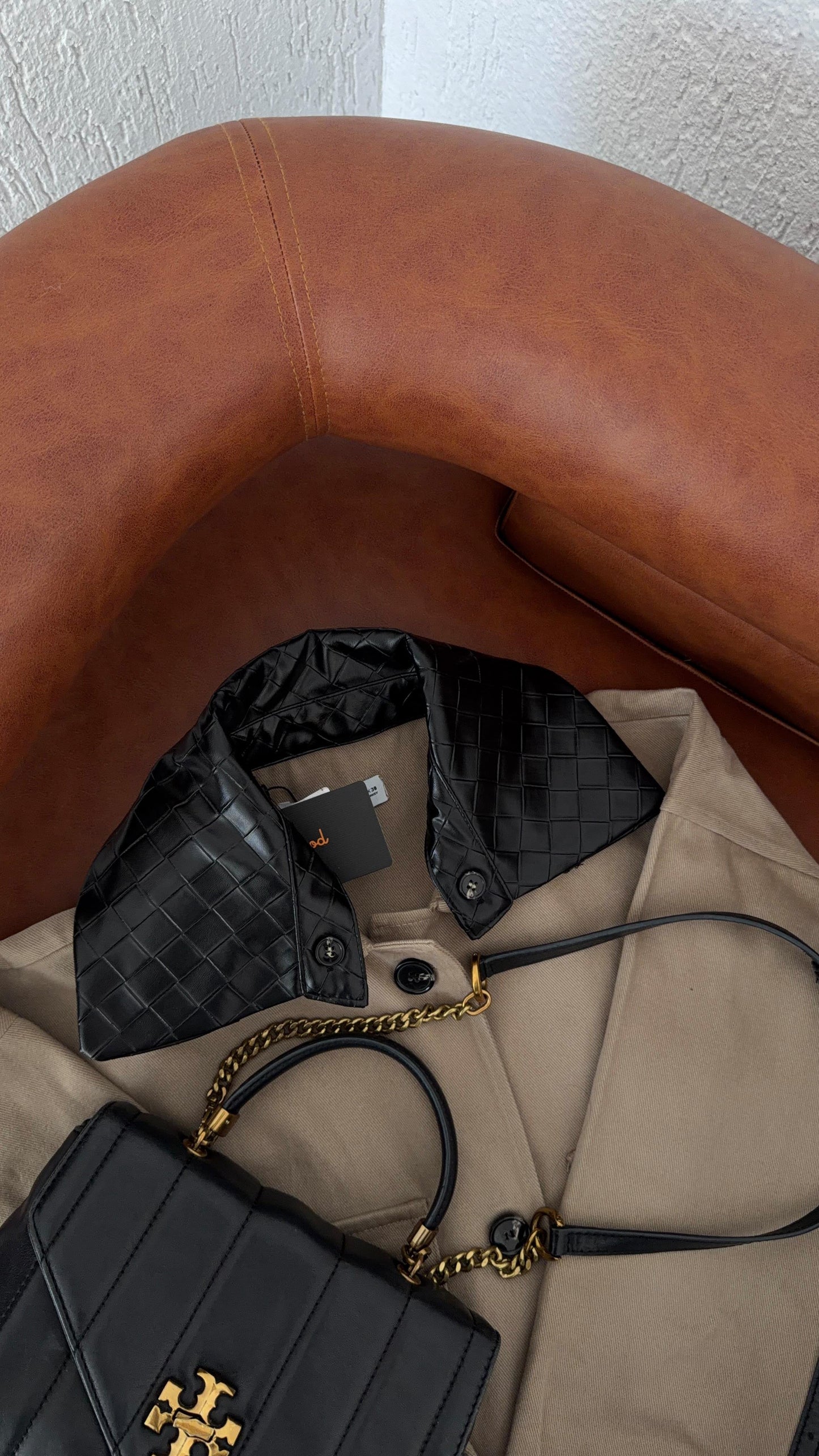 Detachable Leather Collar Jacket