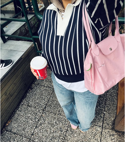 Polo Striped Knit Sweater