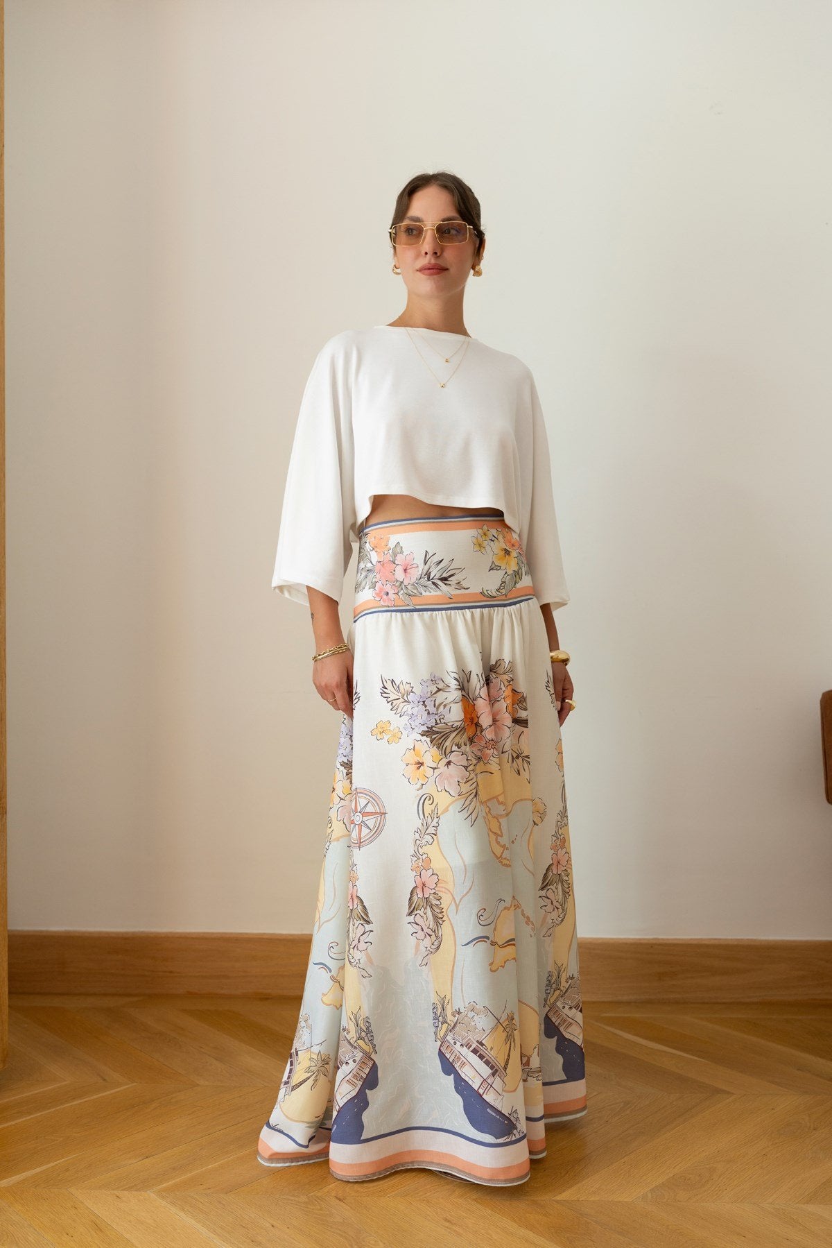 Sienna Voyage Skirt – Ivory