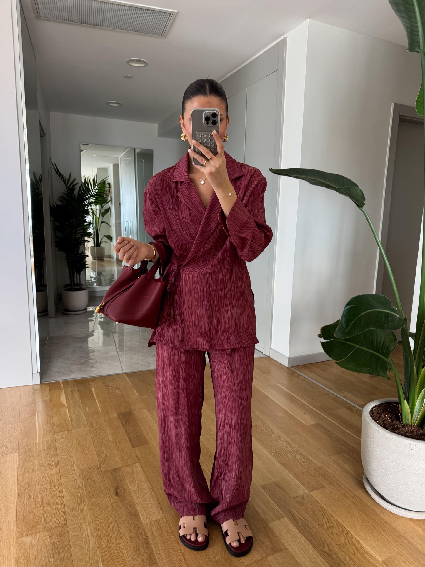 Burgundy Chic Set