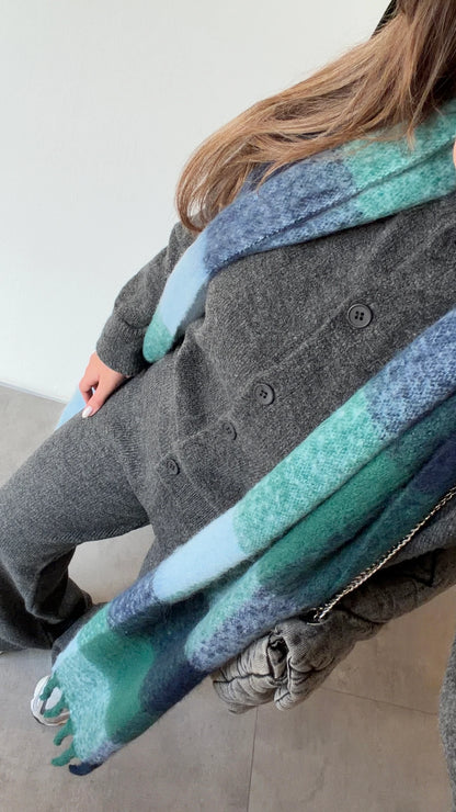 Cocoon Knit Set in Grey