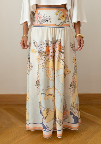 Sienna Voyage Skirt – Ivory
