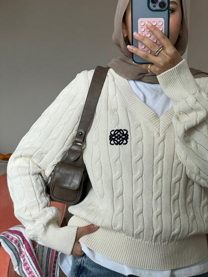 Loewe sweater in off white