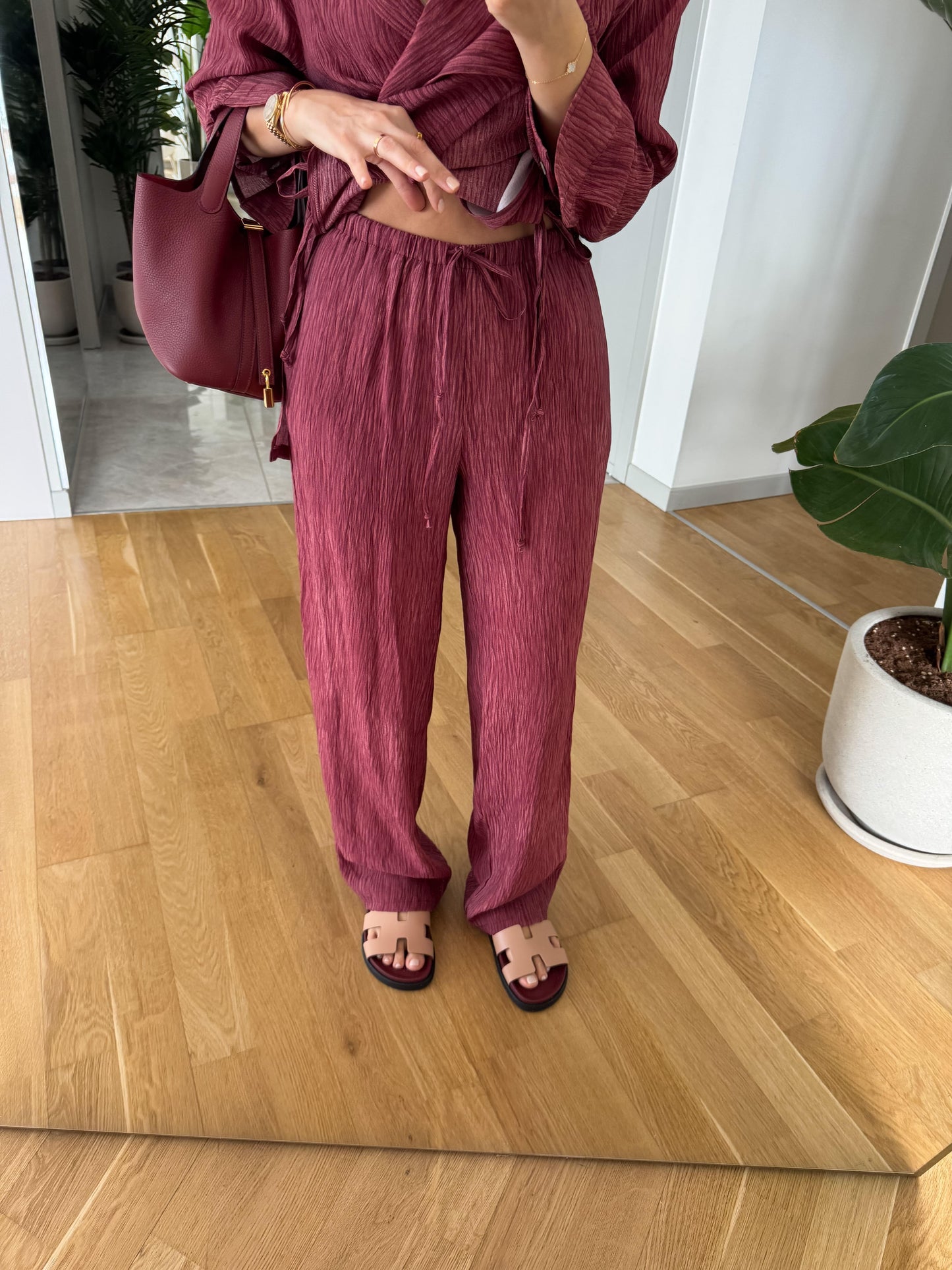 Burgundy Chic Set