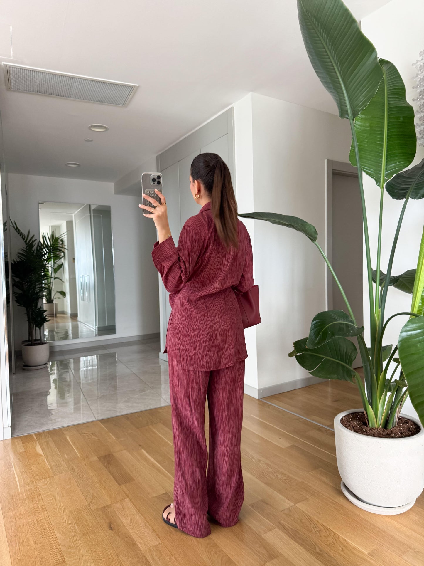 Burgundy Chic Set