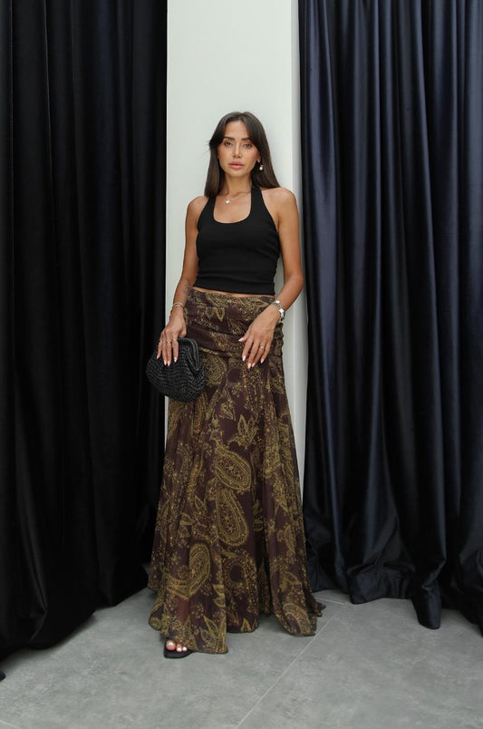 Bohemian Muse Chiffon Skirt