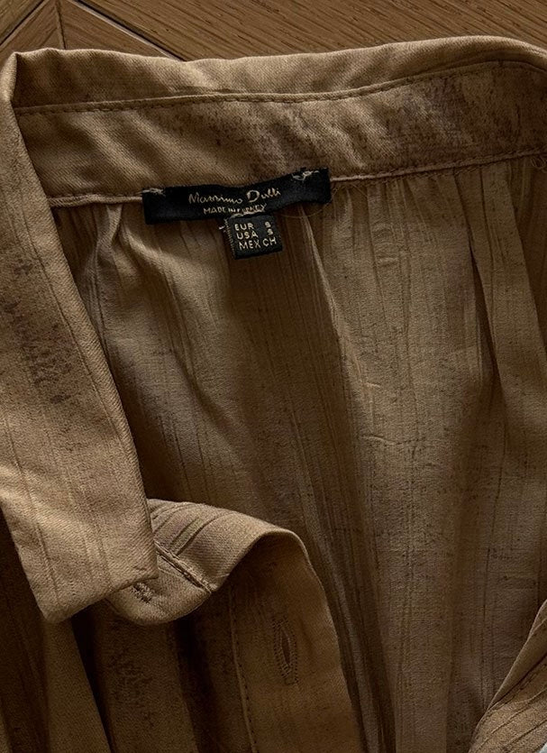 Original Massimo Dutti shirt in Light Beige