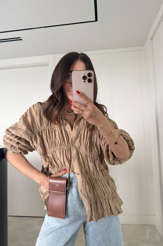 Original Massimo Dutti shirt in caffe