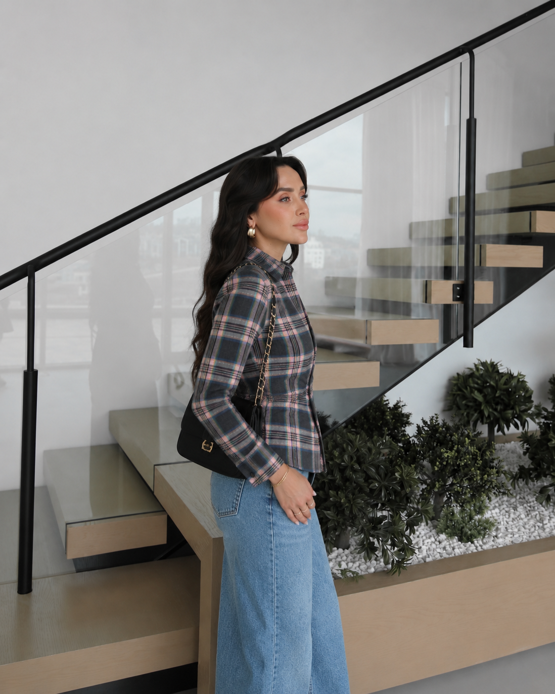 Contour Wrap Shirt Deep Navy