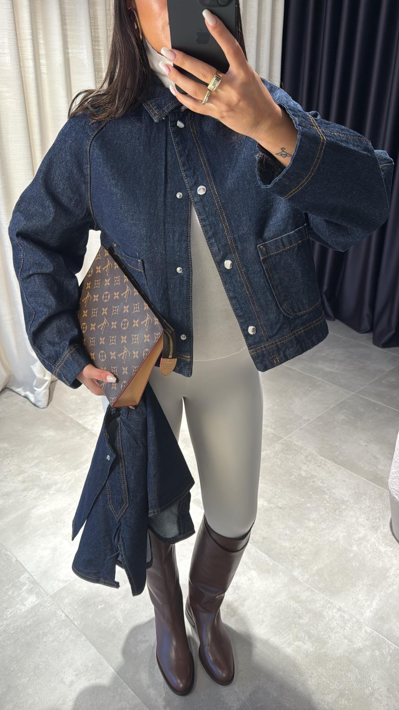 Dual Layer Denim Jacket