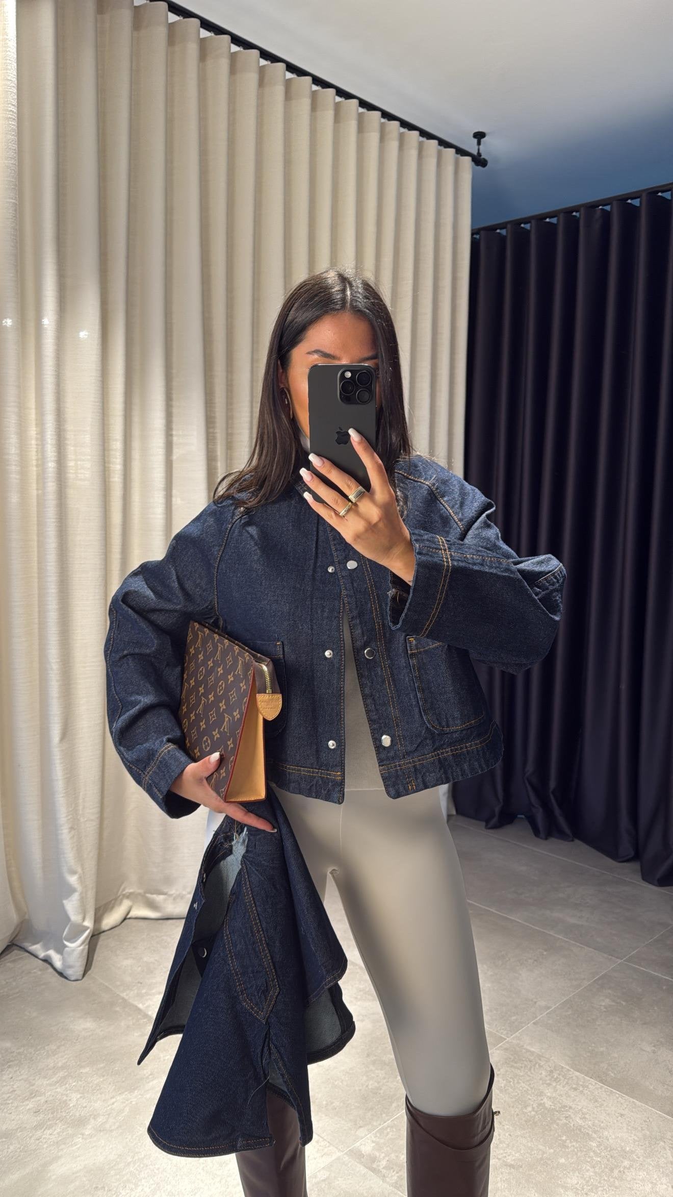 Dual Layer Denim Jacket